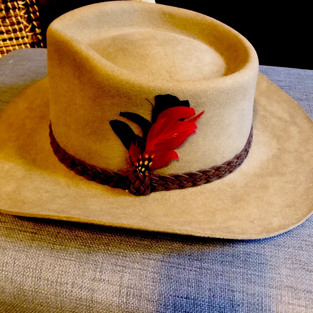 Sz L Drover Swagman Fur Felt Australian Hat Unisex Mink Brown - Picture 5 of 17
